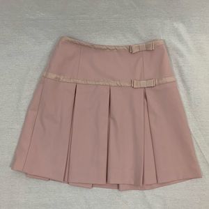 INC: Pink Plaid Bow Skirt